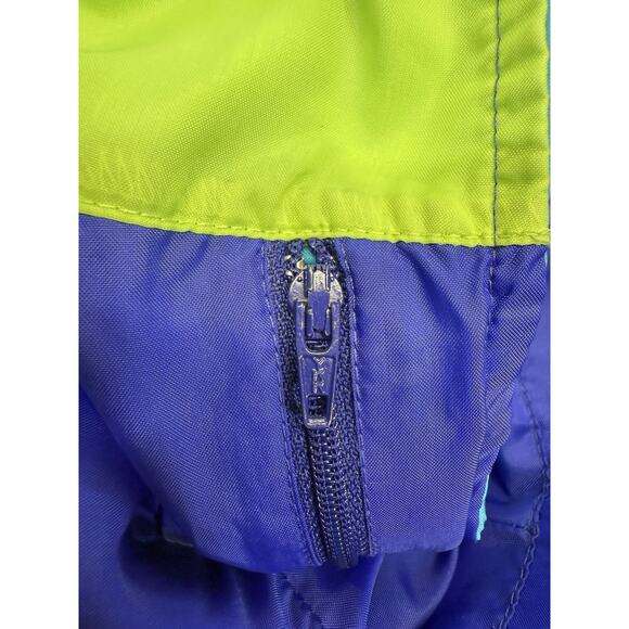 Vintage Nike Matching Tracksuit Men's Size XL Blue Yellow Hooded Zip 90's - Picture 7 of 16